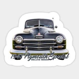 1947 Plymouth Special DeLuxe Sedan Sticker